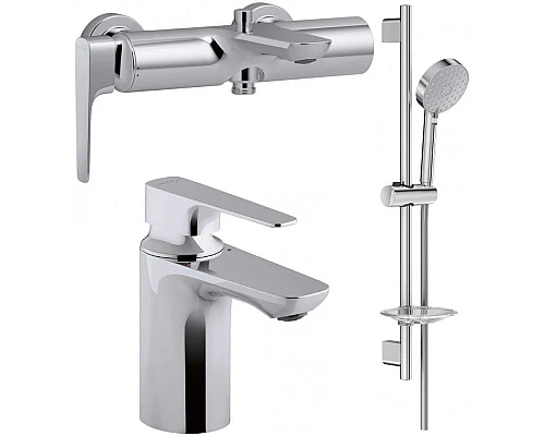 Приобрести Комплект смесителей Jacob Delafon Aleo+ E72319-CP + E72314-CP + E99898RU-CP в магазине сантехники Santeh-Crystal.ru