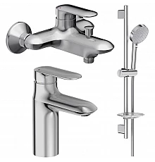 Комплект смесителей Jacob Delafon Kumin E99460-CP + E99447-CP + E99898RU-CP