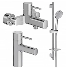 Комплект смесителей Jacob Delafon Cuff E45532-CP + E98298-CP + E99898RU-CP