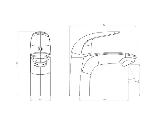 Приобрести Комплект смесителей Damixa Palace Bit 311300000 + 310210000 в магазине сантехники Santeh-Crystal.ru