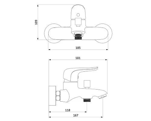 Купить Комплект смесителей Damixa Palace Evo 331000000 + 330210000 в магазине сантехники Santeh-Crystal.ru