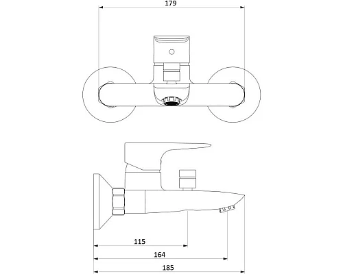 Приобрести Комплект смесителей Damixa Origin Evo 781000000 + 780210000 + 918100000 в магазине сантехники Santeh-Crystal.ru