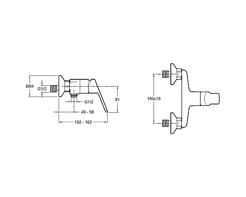 Заказать Комплект смесителей Jacob Delafon Lucien E20847-CP + E20849-CP в магазине сантехники Santeh-Crystal.ru