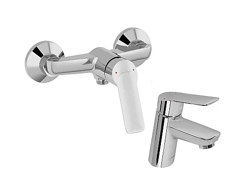 Заказать Комплект смесителей Jacob Delafon Lucien E20847-CP + E20849-CP в магазине сантехники Santeh-Crystal.ru