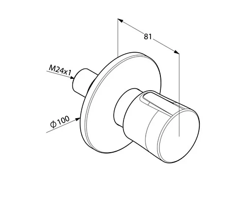 Приобрести Переключатель на 2 положения Kludi Balance White 528479175 в магазине сантехники Santeh-Crystal.ru