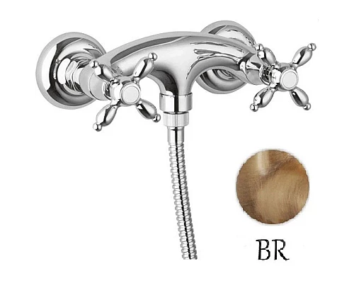 Купить Смеситель для душа бронза Cezares Atlantis-Nostalgia ATLANTIS-NOSTALGIA-DS-02 в магазине сантехники Santeh-Crystal.ru
