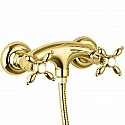 Смеситель для душа золото 24 карата Cezares Atlantis-Nostalgia ATLANTIS-NOSTALGIA-DS-03/24