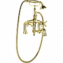 Смеситель на борт ванны золото 24 карата Cezares Atlantis-Nostalgia ATLANTIS-NOSTALGIA-PBV2-03/24