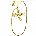 Смеситель для ванны золото 24 карата Cezares Atlantis-Nostalgia ATLANTIS-NOSTALGIA-VD-03/24