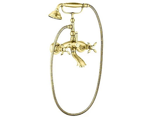 Заказать Смеситель для ванны золото 24 карата Cezares Atlantis-Nostalgia ATLANTIS-NOSTALGIA-VD-03/24 в магазине сантехники Santeh-Crystal.ru