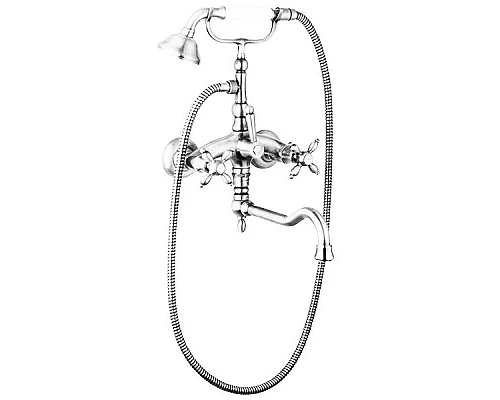 Купить Смеситель для ванны хром Cezares Atlantis-Nostalgia ATLANTIS-NOSTALGIA-VDF2-01 в магазине сантехники Santeh-Crystal.ru