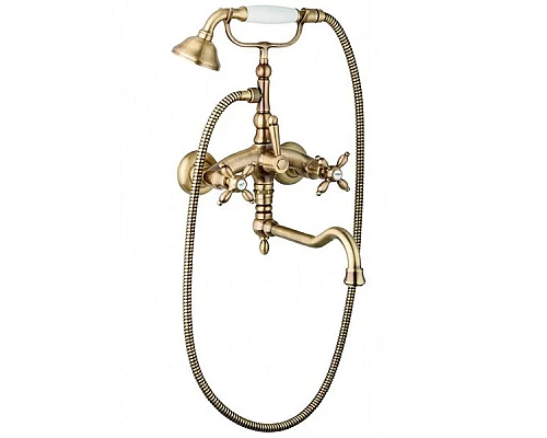 Купить Смеситель для ванны бронза Cezares Atlantis-Nostalgia ATLANTIS-NOSTALGIA-VDF2-02 в магазине сантехники Santeh-Crystal.ru