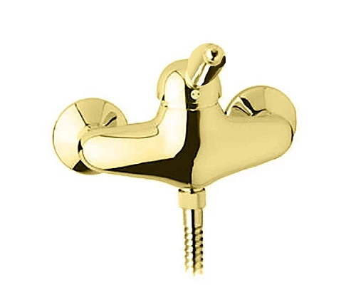 Купить Смеситель для душа золото 24 карата, ручка металл Cezares Elite ELITE-DM-03/24-M в магазине сантехники Santeh-Crystal.ru