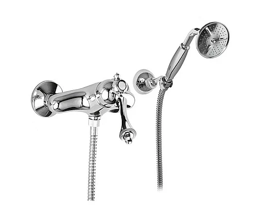 Купить Смеситель для душа с ручным душем хром, ручка хром Cezares Margot MARGOT-DDM-01-M в магазине сантехники Santeh-Crystal.ru