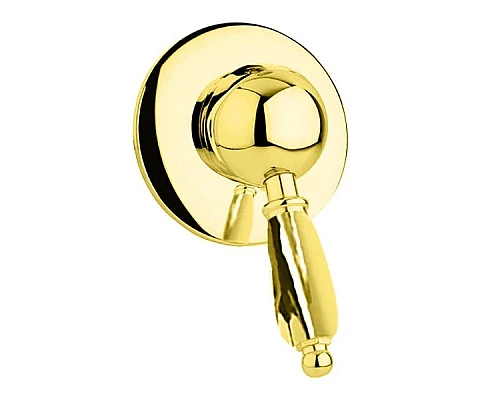 Приобрести Смеситель для душа золото 24 карат, ручка металл Cezares Elite ELITE-DIM-03/24-M в магазине сантехники Santeh-Crystal.ru