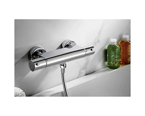 Заказать Термостат для душа Bravat Stream F93984C-01B в магазине сантехники Santeh-Crystal.ru