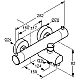 Приобрести Термостат для ванны Kludi Objekta 352600538 в магазине сантехники Santeh-Crystal.ru