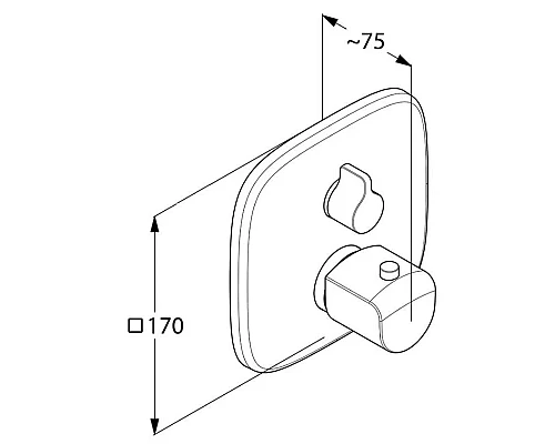 Заказать Термостат для душа Kludi Ameo 418350575 в магазине сантехники Santeh-Crystal.ru