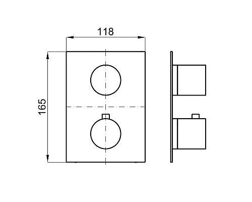 Приобрести Термостат для ванны Noken Urban N199999065 в магазине сантехники Santeh-Crystal.ru