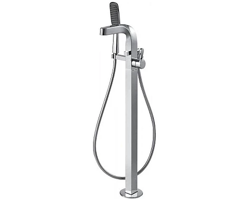 Купить Смеситель напольный для ванны Bravat Wave F674108C-B в магазине сантехники Santeh-Crystal.ru