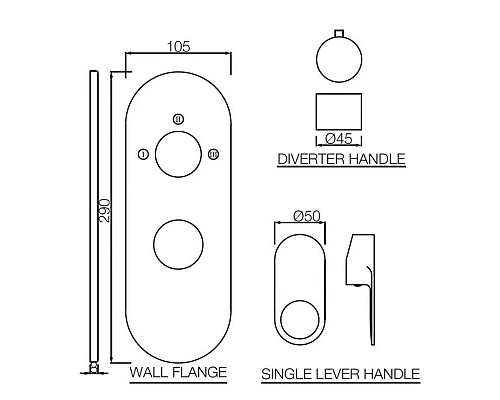 Приобрести Смеситель для ванны Jaquar Ornamix Prime ORP-CHR-10783KPM в магазине сантехники Santeh-Crystal.ru