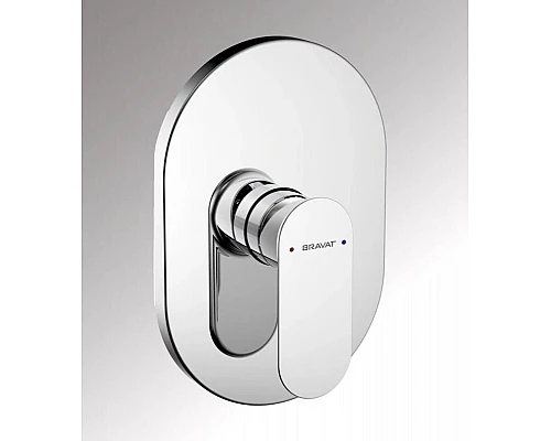 Приобрести Смеситель для душа Bravat Gina PB865104CP-ENG в магазине сантехники Santeh-Crystal.ru