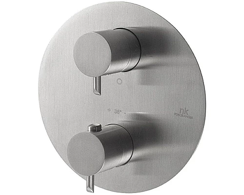 Приобрести Термостат для ванны Noken Round Inox N200000257 в магазине сантехники Santeh-Crystal.ru