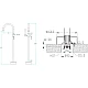 Купить Смеситель напольный для ванны Boheme Uno 219 в магазине сантехники Santeh-Crystal.ru