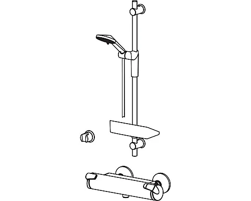 Приобрести Термостат для душа Oras Optima 7169U в магазине сантехники Santeh-Crystal.ru