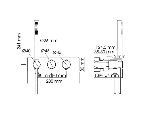 Приобрести Термостат для ванны WasserKRAFT  Elbe 7488 в магазине сантехники Santeh-Crystal.ru