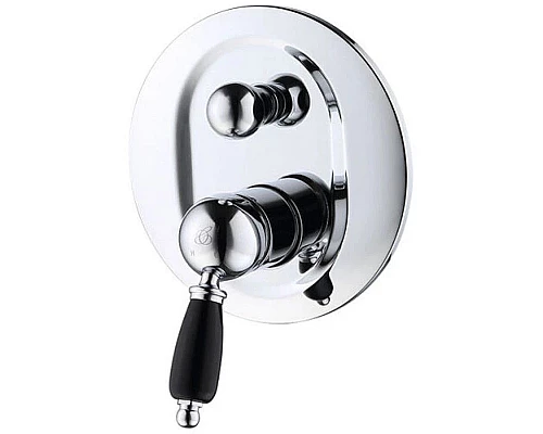 Купить Смеситель для ванны Caprigo Adria Uno Black Edition 02B-551-crm в магазине сантехники Santeh-Crystal.ru