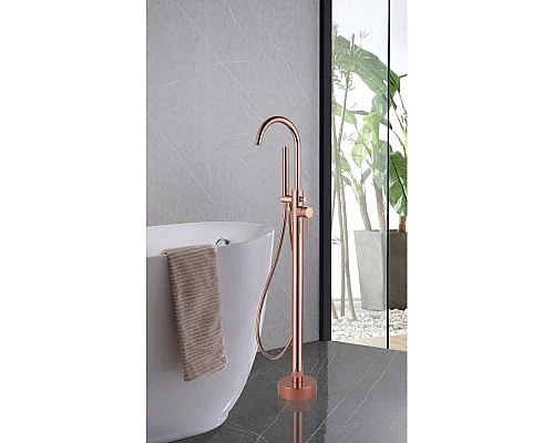 Приобрести Смеситель напольный для ванны Abber Wasser Kreis AF8115RG в магазине сантехники Santeh-Crystal.ru