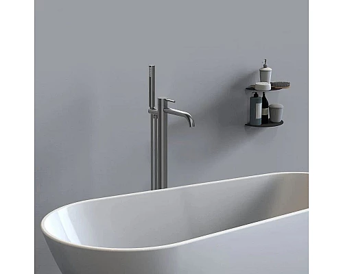 Заказать Смеситель напольный для ванны Vincea Desire VTF-1DGM в магазине сантехники Santeh-Crystal.ru