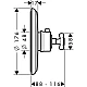 Приобрести Центральный термостат Axor Montreux 16810000 в магазине сантехники Santeh-Crystal.ru