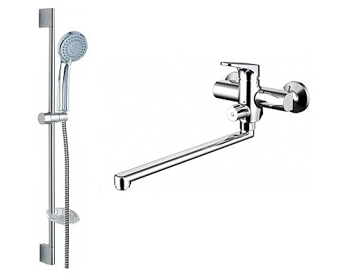 Купить Смеситель для ванны Bravat Eler F00449CP в магазине сантехники Santeh-Crystal.ru