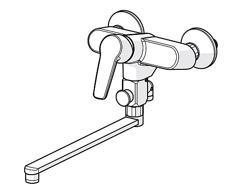 Купить Смеситель для ванны Oras Saga New 3942Y в магазине сантехники Santeh-Crystal.ru