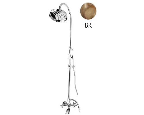 Купить Душевая колонна бронза Cezares Lord LORD-CVD-02-Bi в магазине сантехники Santeh-Crystal.ru