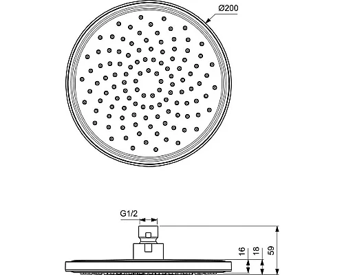 Купить Душевой комплект 200 мм Ideal Standard Ceraline A6939XG + B9445XG + BD140XG + BC807XG + BC774XG + A4109XG в магазине сантехники Santeh-Crystal.ru