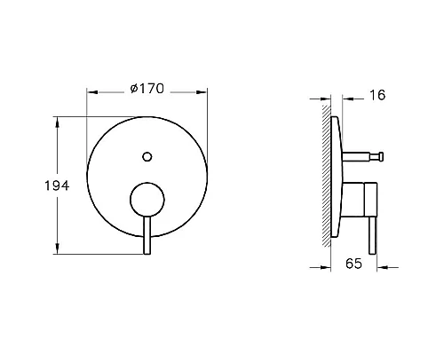 Заказать Душевой комплект 250 мм VitrA Origin A49284EXP в магазине сантехники Santeh-Crystal.ru