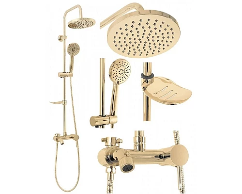 Заказать Душевая система 200 мм Rea Luis REA-P7006 в магазине сантехники Santeh-Crystal.ru