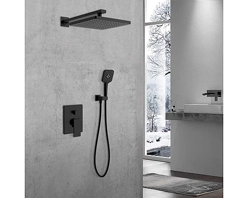 Приобрести Душевой комплект 255 мм Vincea Next VSFW-1N1MB в магазине сантехники Santeh-Crystal.ru