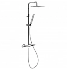 Душевая система 250 мм Jacob Delafon Metro E26595-CP