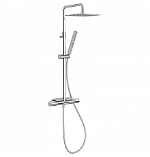 Душевая система 250 мм Jacob Delafon Metro E26596-CP