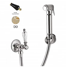 Гигиенический набор золото 24 карат, ручка Swarovski Nero Cezares Diamond DIAMOND-KS-03/24-Sw-N