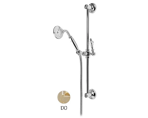 Купить Душевой гарнитур золото 24 карат, ручка Swarovski Cezares Diamond DIAMOND-SD-03/24-Sw в магазине сантехники Santeh-Crystal.ru