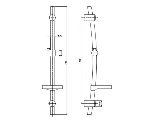 Заказать Душевой гарнитур Paini 50CR124/FBL в магазине сантехники Santeh-Crystal.ru