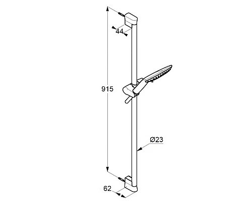 Приобрести Душевой гарнитур Kludi Fizz 3S 6774087-00 в магазине сантехники Santeh-Crystal.ru