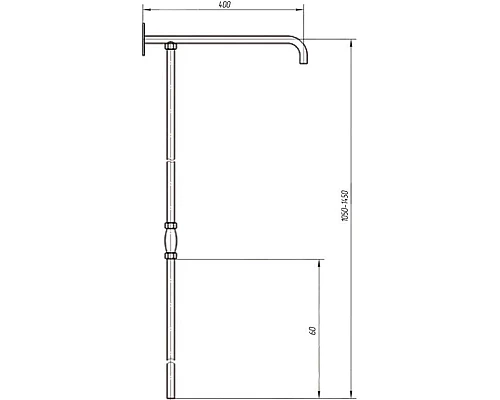 Приобрести Душевая колонна Migliore Retro ML.RTR-36.219.DO в магазине сантехники Santeh-Crystal.ru