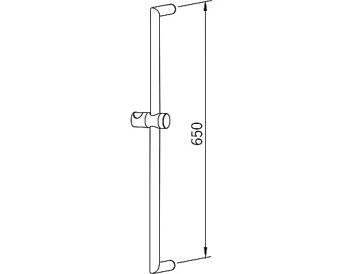 Купить Душевая штанга 650 мм Oras Alessi One 258080 в магазине сантехники Santeh-Crystal.ru