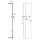 Купить Душевая штанга 69,6 см IDDIS Slide SLI70BLi17 в магазине сантехники Santeh-Crystal.ru